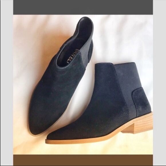 Vaneli black suede booties.  New in box. - Picture 2 of 7